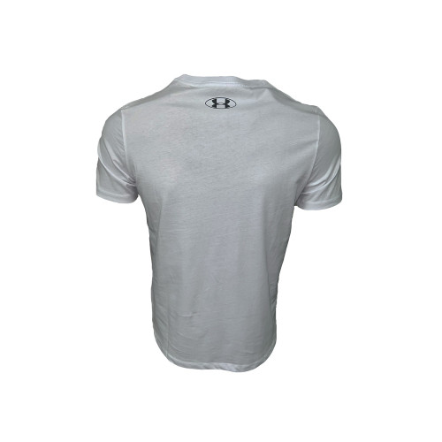Мъжки къс спортен екип Under Armour Project Rock Shorts + T-shirt White Black